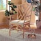 Baxton Studio Delta Modern and Contemporary Natural Finished Rattan Armchair 185-11881-Zoro - alternate 2